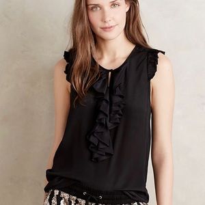 Anthropologie Maeve Hermine Silk Blouse sz 2
